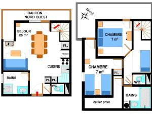 Appartements Appartement Lanslevillard, 3 pieces, 8 personnes - FR-1-508-91 : photos des chambres