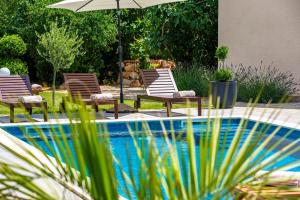 Villa Crassula with pool on island Krk 