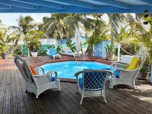 Villa ensoleillée avec piscine privée à Saint-François