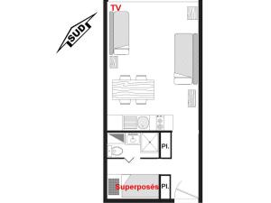 Appartements Studio pieds des pistes avec piscine exterieure - FR-1-505-51 : photos des chambres