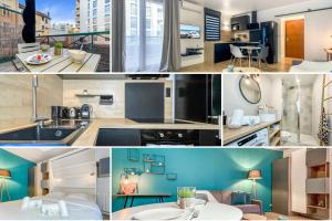 Appartements HOMEY HELSINKI - Hyper centre - Proche Geneve - Terrasse privee - Wifi & Netflix : photos des chambres