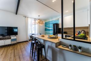 Appartements HABIA KEYWEEK 2 bedrooms apartment Biarritz center : photos des chambres