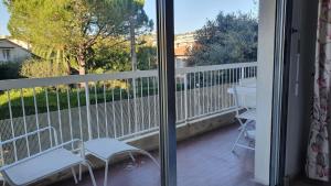 Centre Cannes gd 2p terrasse parking 10mn palais plage