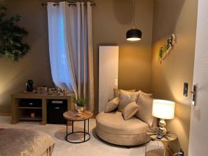 Appartements Loving room cocooning avec jacuzzi « la terre » : Appartement 1 Chambre - Non remboursable