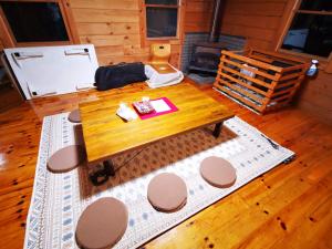 【那須高原の自然に囲まれたログハウス1棟貸し】ファミリー利用、大人数での利用、パーティも大歓迎！