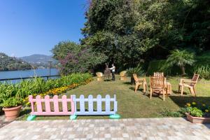 SaffronStays Gardens on the Lake - 2BR pet & elderly-friendly lakefront villa with lawns, bonfire & kitchenette near Nainital