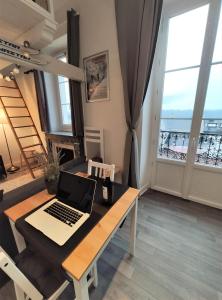 Appartements Studio cosy, hyper centre d'Aix, vue montagnes, proche thermes : photos des chambres