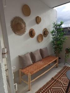 Appartements Grand T3 rue pietonne bureau et terrasse : photos des chambres