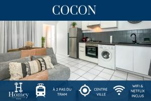 Appartements HOMEY COCON - Centre-ville / Proche Gare et Tramway pour Geneve : photos des chambres