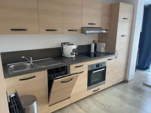 Superbe studio front de neige la joue du loup