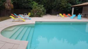 Maisons de vacances Maison de 3 chambres avec piscine partagee et wifi a Lagrasse : photos des chambres