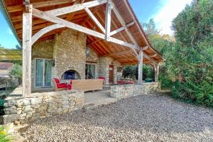 Maisons de vacances Beautiful guest house for two people on the bank of the Dordogne river : photos des chambres