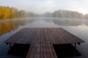 Lakefront house in Senoji Varėna