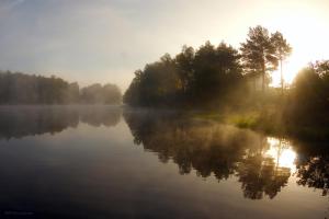 Lakefront house in Senoji Varėna