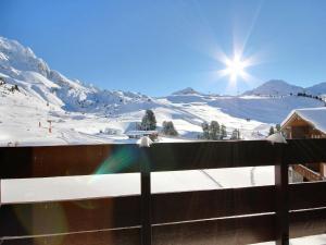 Studio divisible Sud, balcon vue pistes, Belle Plagne - FR-1-455-108