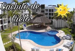 CACHITO DE CIELO, Departamento de lujo 2 habitaciones y alberca - Manzanillo