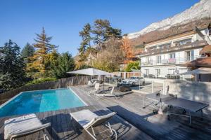 Appartements Centre Veyrier du Lac, Luxueux appartement vue lac Annecy et piscine privative, LLA Selections by Location lac Annecy : photos des chambres