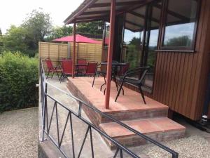 Riverside Chalet in heart of Lampeter, West Wales