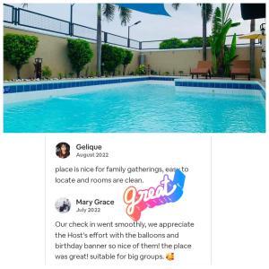 Palazzo 1 HotSpring,3Bedrooms 35to40pax, Pansol Calamba