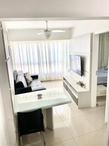 Loft Internacional Residence c linda vista do mar