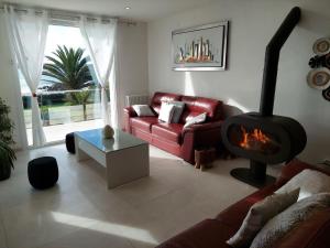 Maisons de vacances 180 panoramic sea view direct beach location Locmaria Plouzan : photos des chambres