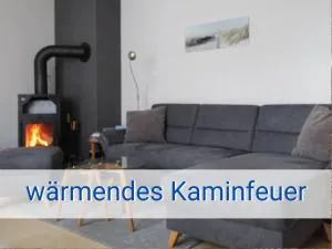 Böltser Hus Ferienwohnungen mit Strandkorb und Kamin 10 Gehminuten zum kurtaxefreien Sandstrand - Klötzin