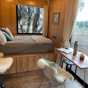 Encuentro Silvestre. Tiny house en Lago Lolog