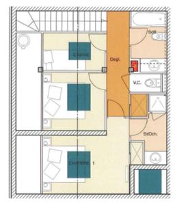 Appartements Exceptionnel 3 pieces duplex en residence 5* : photos des chambres
