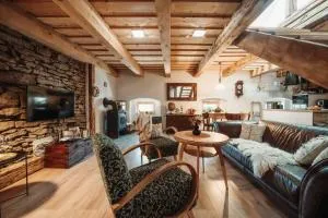 ČÁKYHO KÚRIA - mezonetový apartmán s krbom a saunami - 斯米扎尼