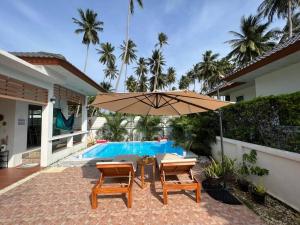 Holiday house near Lamai with swimming pool. 2 bedrooms