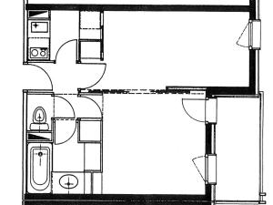 Studio divisible rénové avec balcon et animaux acceptés à Valmorel - FR-1-291-788