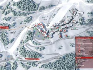 Chalet mitoyen avec piscine, sauna, hammam, départ des pistes, 2 chambres, balcon, Les Orres 1800 - FR-1-322-137