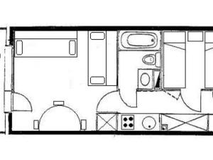 Appartement 2 pièces à Valmorel avec balcon et casier à skis - FR-1-291-799