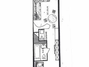 Studio confortable pour 4 aux Arcs 2000 proche des pistes - FR-1-411-332