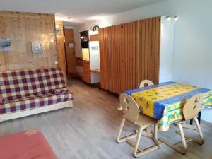 Studio rénové pour 3 à Arc 1600, ski aux pieds, animaux admis - FR-1-411-413