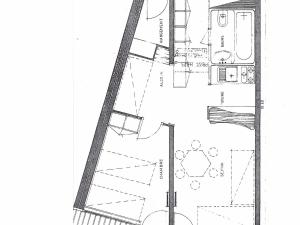 Appartement rénové 6 personnes à Arc 2000, balcon, télé, DVD, casier à ski - FR-1-411-407