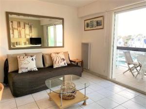 Appartement 2P à Quiberon, vue port avec balcon - FR-1-478-77