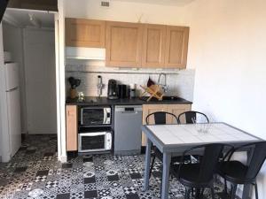 Villa T2, 4 pers, face à la mer, terrasse, parking privé, à 400m des commerces, plage devant! - FR-1-81-462