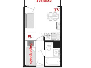 Appartements Studio Notre-Dame-de-Bellecombe, 1 piece, 4 personnes - FR-1-505-11 : photos des chambres