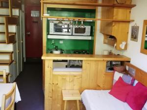 Duplex skis aux pieds pour 5 pers, animaux admis, Les Arcs 1800 - FR-1-411-676