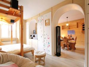 Grand studio 4 pers avec balcon au cœur de Briançon - FR-1-330C-3