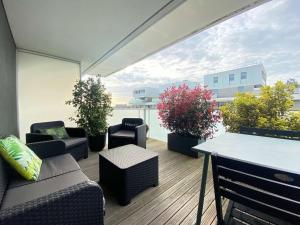 Studio moderne 4 pers au centre de La Baule avec terrasse et garage, proche plage et commerces - FR-1-245-162