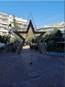 7th floor spacious veranda in the heart of Athens