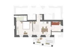 Apartment mit 1 Schlafzimmer
