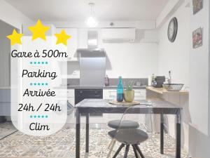 Appartements Cosy flat proche Gare & Parking - clim : photos des chambres