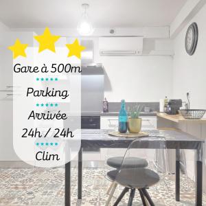 Appartements Cosy flat proche Gare & Parking - clim : photos des chambres