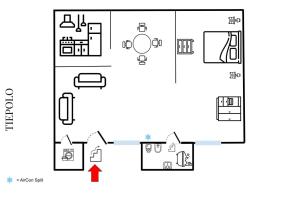 Tiepolo romantic penthouse in the Oltrarno