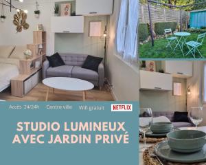 Studio parking jardin Netflix clim