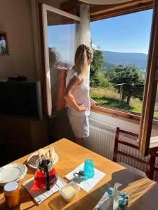 Horská bouda Schmitke výhled Klínovec - Jáchymov