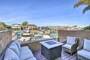 Waterfront Huntington Beach Condo with Fire Pit